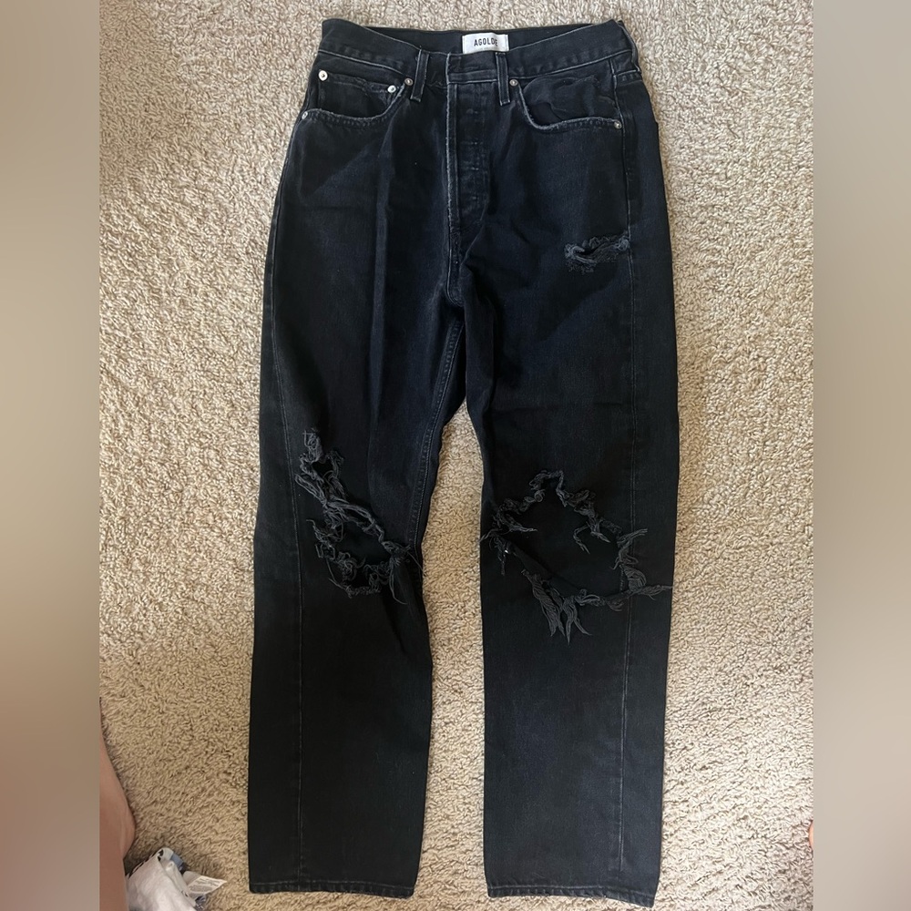 Agolde black 90’s jeans